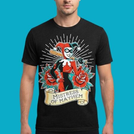 Harley Quinn Mistress Of Mayhem DC Comics Shirt