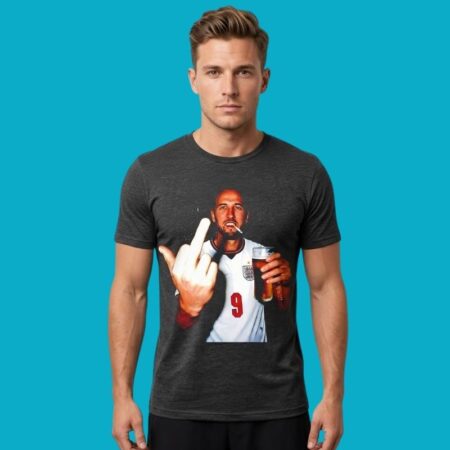 Harry Kane England Middle Finger Beer Tee