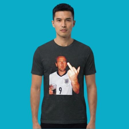 Harry Kane England Soccer Middle Finger Smoking Beer Shirt