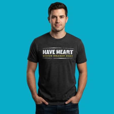 Have Heart Boston Straight Edge 2-Sided Hardcore Shirt