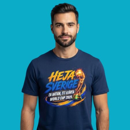 Heja Sverige En Nation Ett Hjarta World Cup 2026 Shirt