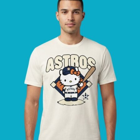 Hello Kitty x MLB Houston Astros Batter Shirt
