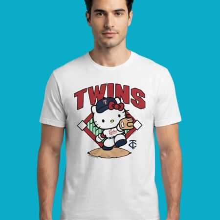 Hello Kitty x MLB Minnesota Twins Throw Ball Shirt