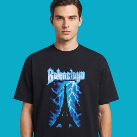High Fashion Brand Thunderstorm Graphic Tee