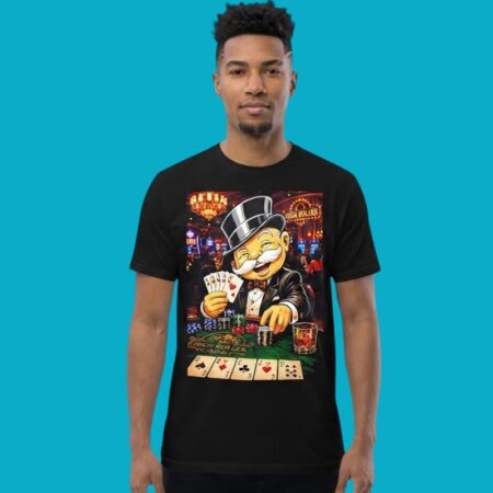 High Roller Casino Gambling Graphic Tee