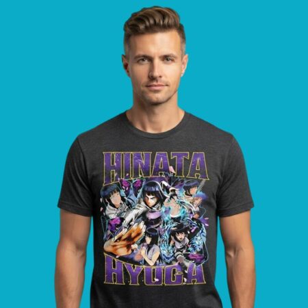 Hinata Hyuga Naruto Anime Byakugan Shirt