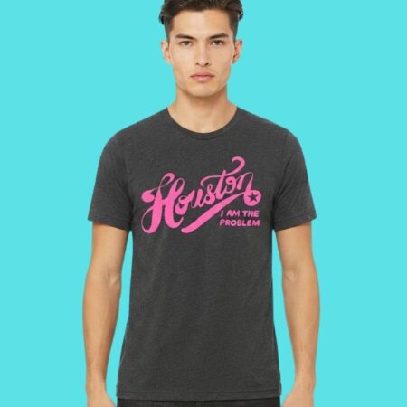 Houston Sports Fan Problem Logo Graphic Tee