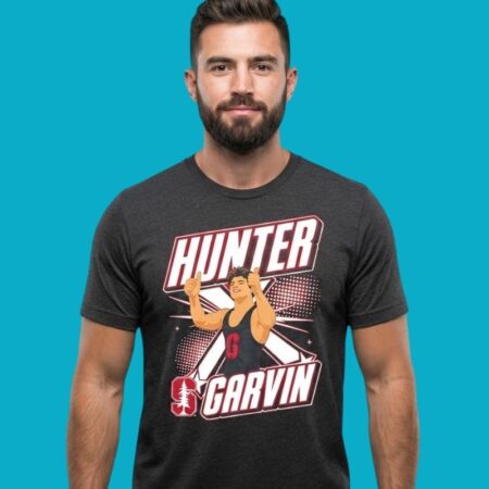 Hunter Garvin Stanford Wrestling Fan Tee