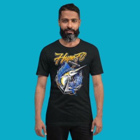 Hypo FC Marlin Fish Anchor Fishing Nautical Crew T-Shirt