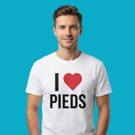 I Heart Pieds Trendy Apparel