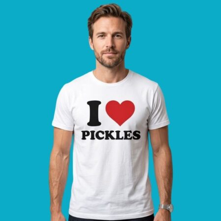 I Love Pickles Foodie Pickle Lover Funny Snack T-Shirt
