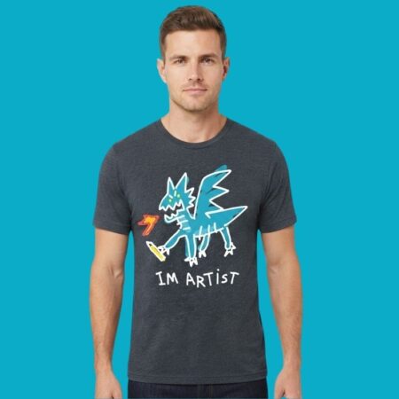 I'm An Artist Cute Dragon Drawing Tee
