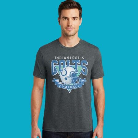 Indianapolis Horseshoe Football Helmet Tee