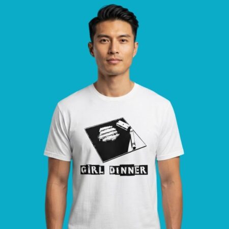 Internet Culture Girl Dinner Humor Graphic Tee