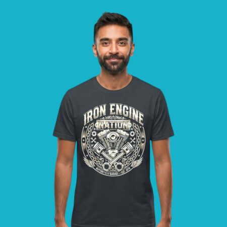 Iron Engine Nation Motorcycle Shirt