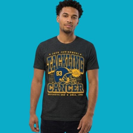 Jack Janikowski Tackling Cancer Defensive End Ames Iowa Shirt