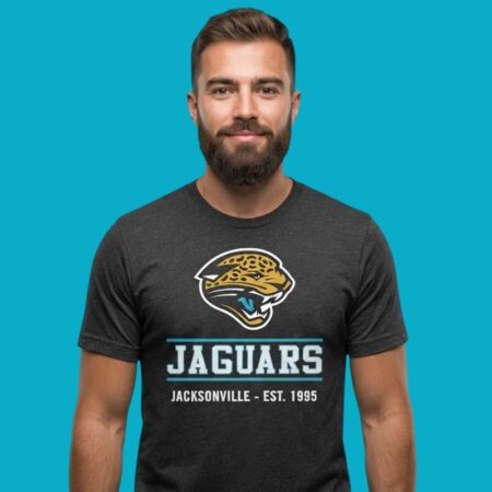 Jacksonville Jaguars Football Est 1995 Logo Shirt