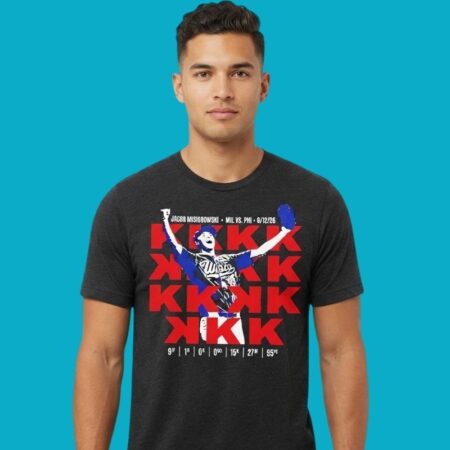 Jacob Misiorowski Brewers 15 Strikeout Game Shirt