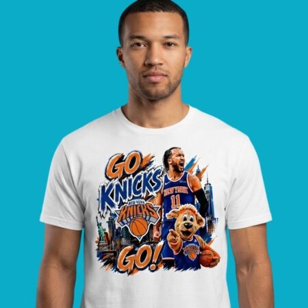 Jalen Brunson Go Knicks Fan Graphic Tee