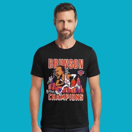 Jalen Brunson New York Knicks 2026 NBA Finals Champions Signature Shirt