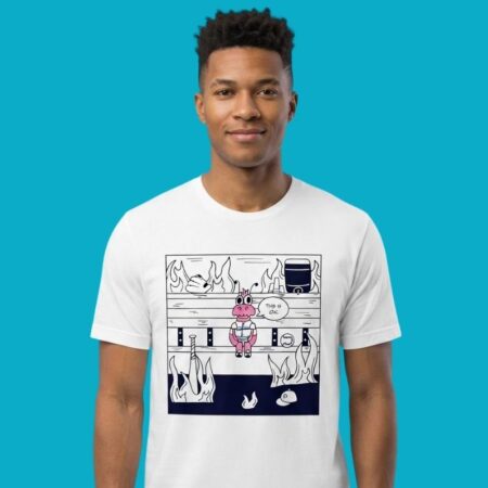 Jaxshrimp This Is OK Fine Fires Baseball Shirt