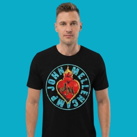 John Mellencamp Heart Fire JM Heartland Rock Shirt