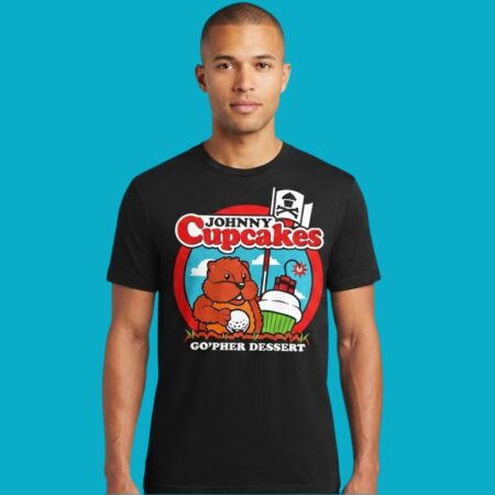 Johnny Cupcakes Gopher Dessert Cupcake Graphic Tee