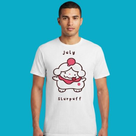 July Slurpuff Fairy Type Cute Pokemon Anime Shirt