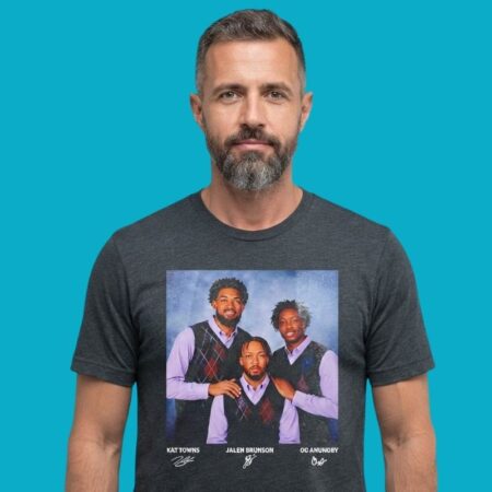 Karl Anthony Towns Jalen Brunson Og Anunoby NY Knicks Shirt