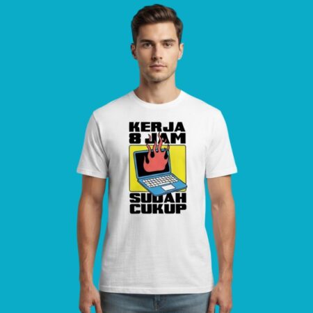 Kerja 8 Jam Work-Life Balance Indonesian Tee