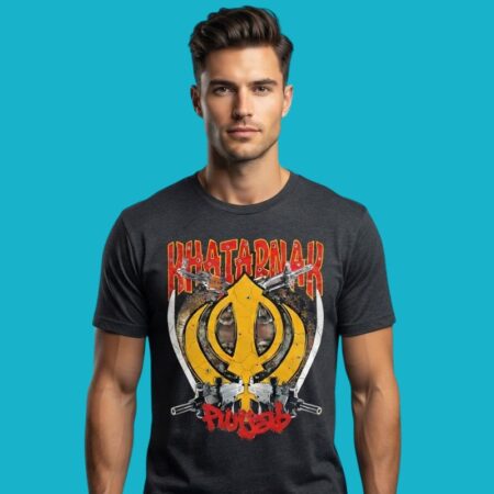Khatarnak Punjab Khanda Shirt