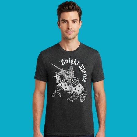 Knight Mares Medieval Baseball Sports Tee