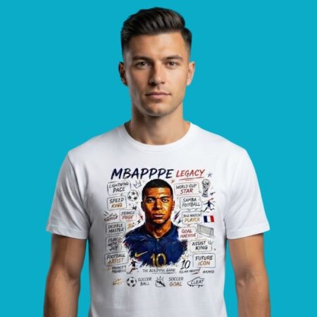 Kylian Mbappe France Legacy World Cup Star T-Shirt