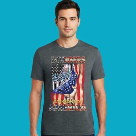 LA Dodgers Backbone of America MLB Tee