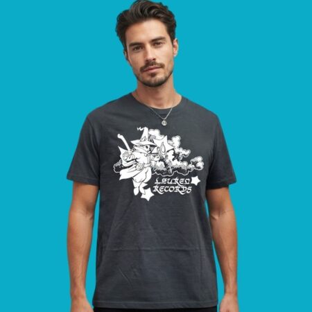 Lauren Records Wizard Cat Record Label Tee