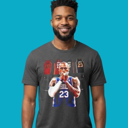 LeBron James Philly Basketball Tribute Tee