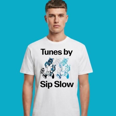Leopard Soccer Music Vibes Graphic Tee