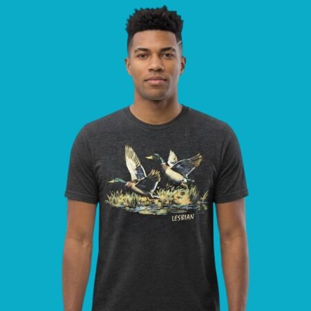 Lesbian Ducks Mallard Wildlife Funny Nature Shirt
