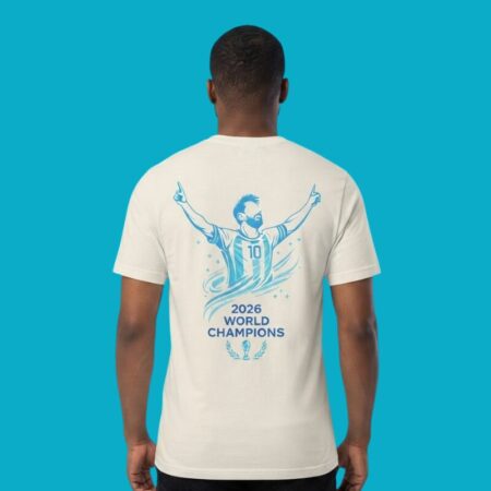 Lionel Messi Argentina 2026 World Cup Champion Tee