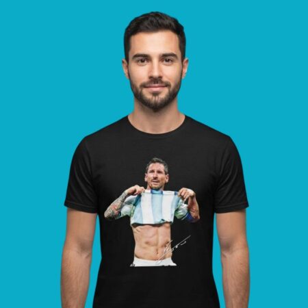 Lionel Messi Argentina National Team Signature Retro Shirt