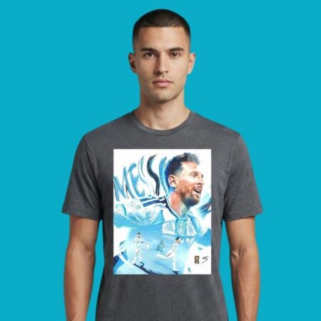 Lionel Messi Argentina National Team World Cup Champion Shirt