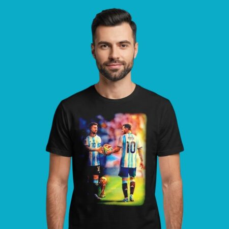 Lionel Messi Argentina No 10 World Cup Tribute Shirt