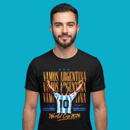 Lionel Messi Vamos Argentina World Cup 2026 Shirt