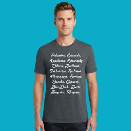 Lonesome Dove Blue Duck Deets Cowboy Western Tee