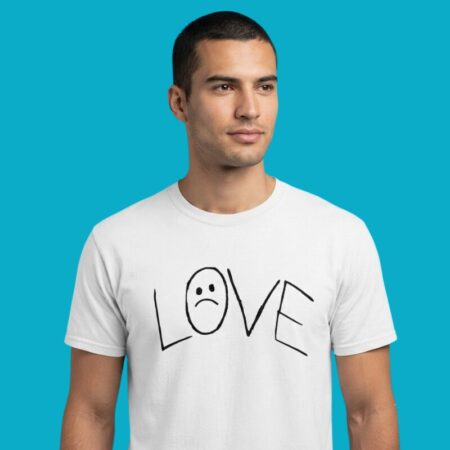 Love Sad Face Minimalist Graphic Emotion Shirt