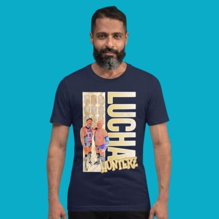Lucha Hunterz Wrestler Graphic T-Shirt