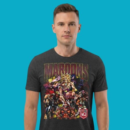 Maroons Anime Marvel Gaming QLD Shirt