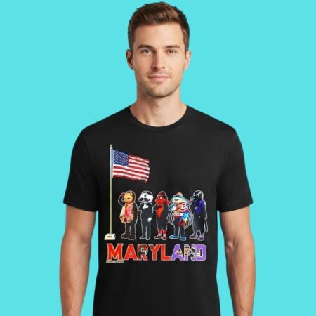 Maryland Sports Mascots Orioles & Ravens Graphic Tee