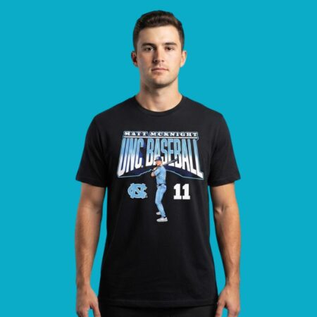 Matt McKnight 11 North Carolina Tar Heels Baseball Shirt