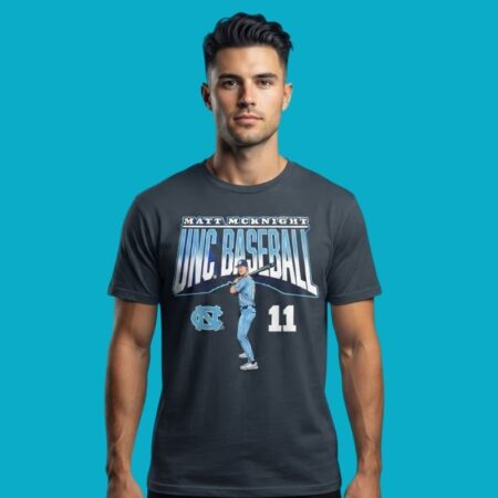 Matt McKnight 11 North Carolina Tar Heels Baseball T-Shirt